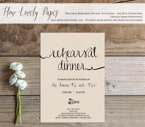 etsy rehearsal dinner invitations